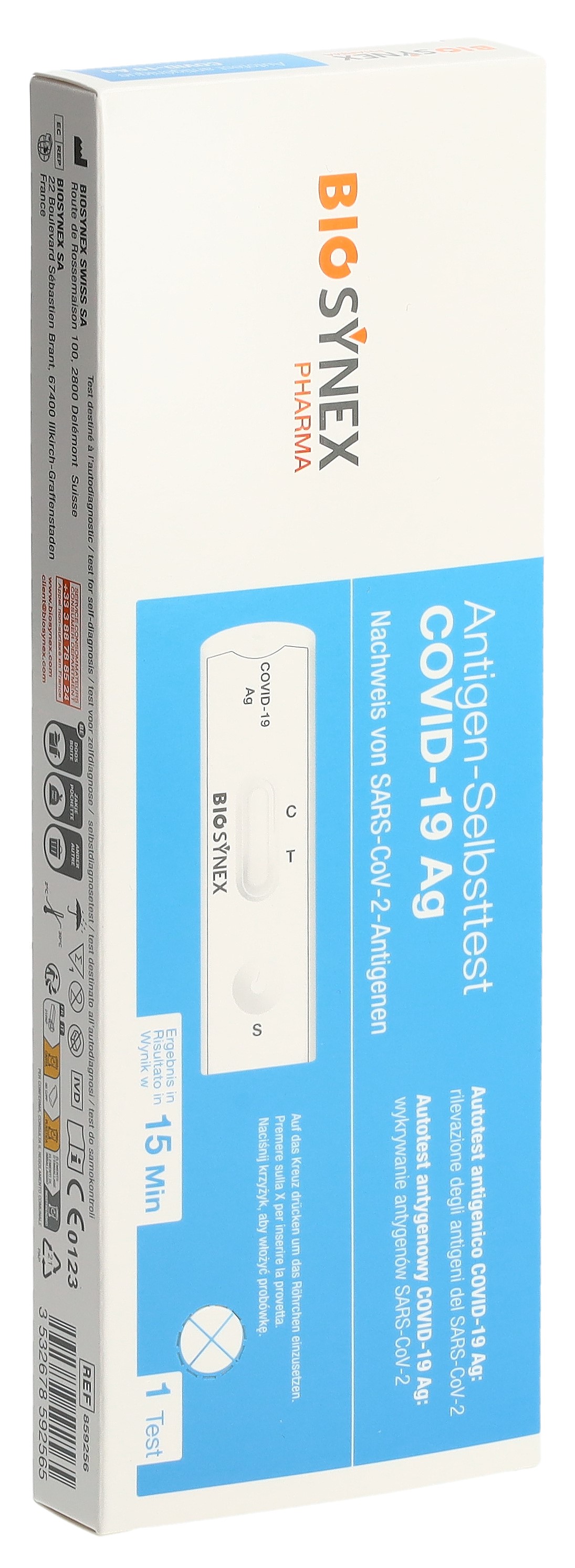BIOSYNEX Antigen-Selbsttest COVID-19 Ag