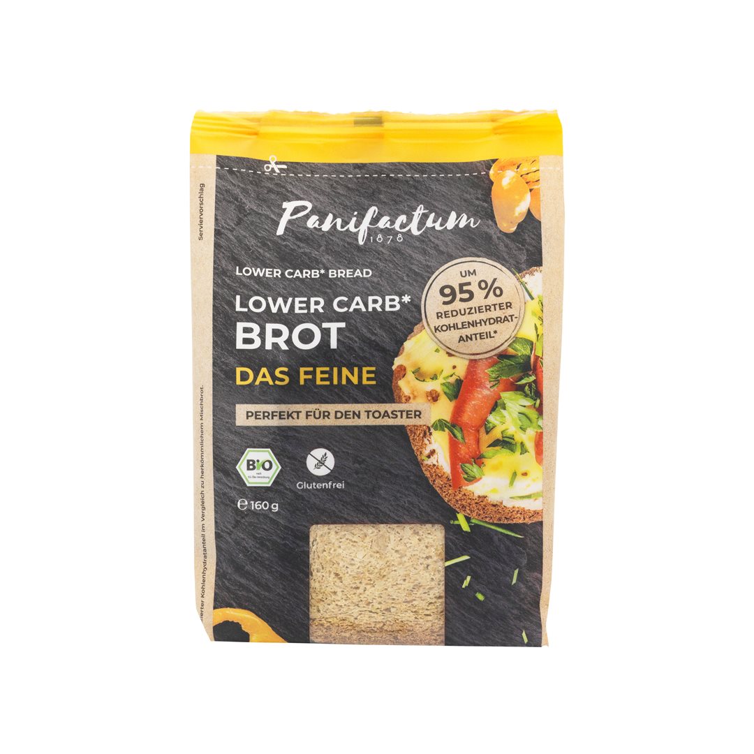 Panifactum Lowcarb Brot das Feine Bio glutenfrei
