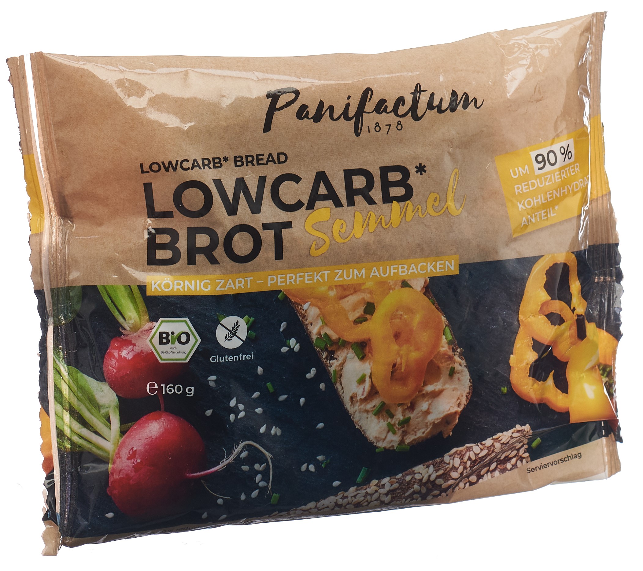 Panifactum Lowcarb Brot Bio glutenfrei