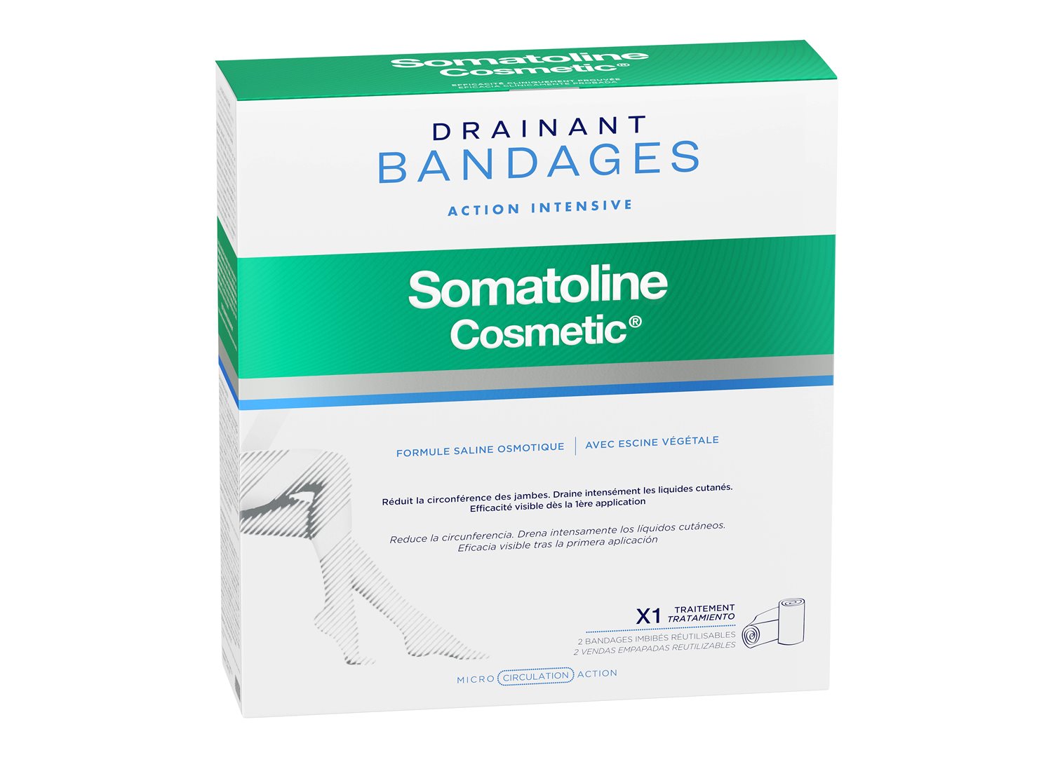 Somatoline Cosmetic Dranierende Binden Starter Kit