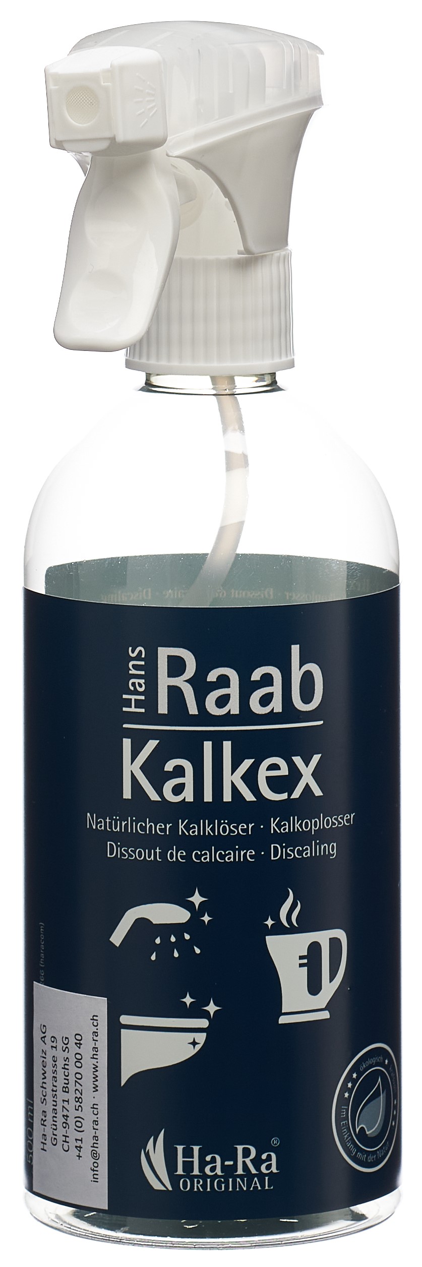 Ha-Ra ORIGINAL Kalkex 500ml Sprühflasche leer