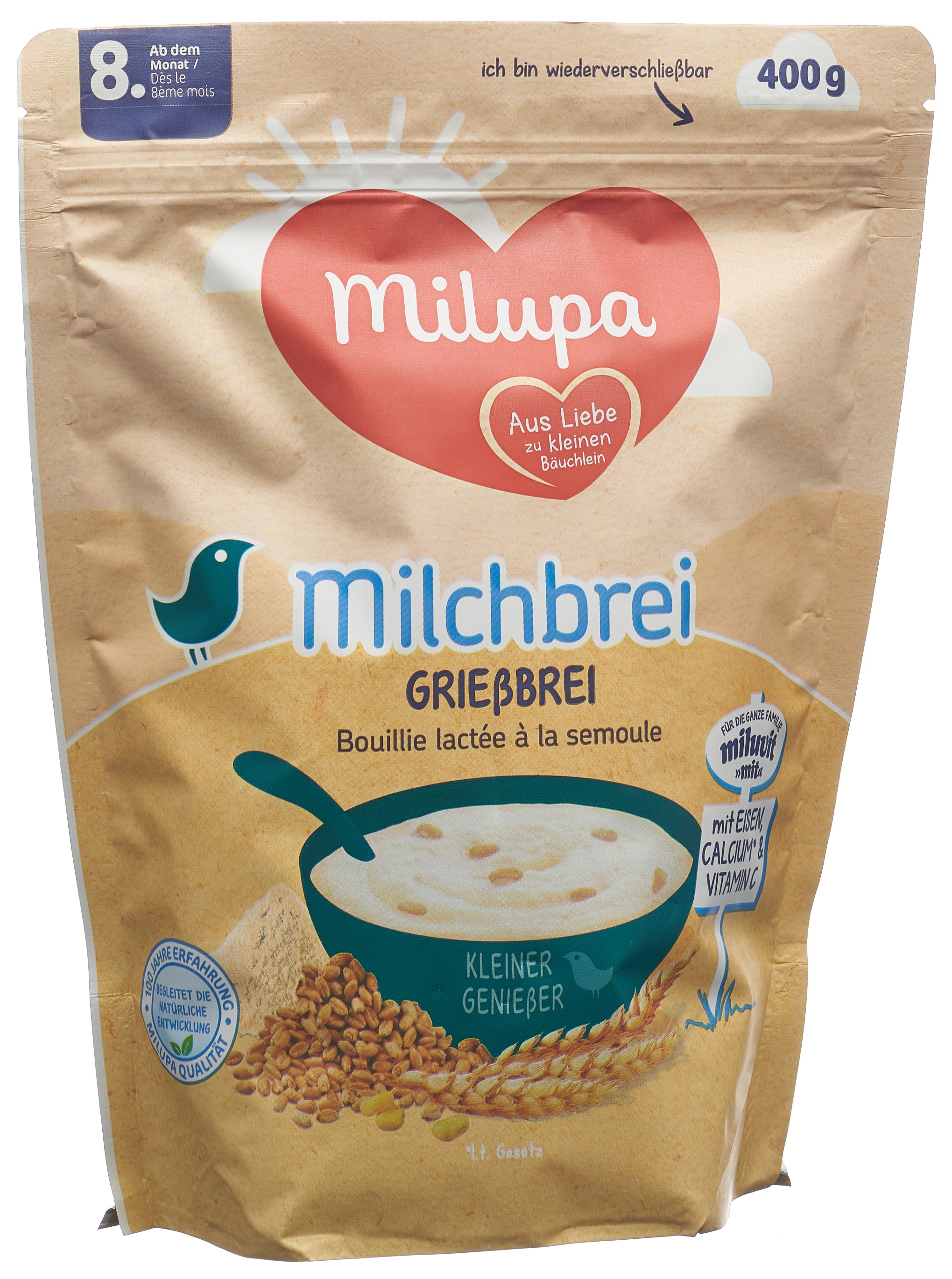 Milupa Milchbrei Griess 8 Monaten