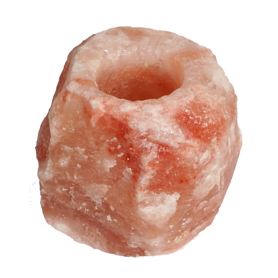 NaturGut Bougie chauffe-plat en cristal de sel naturel