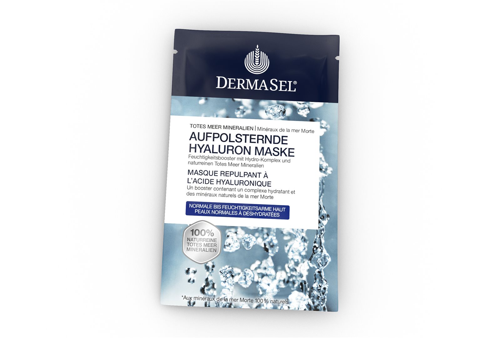 DermaSel Maske Hyaluron deutsch/französisch