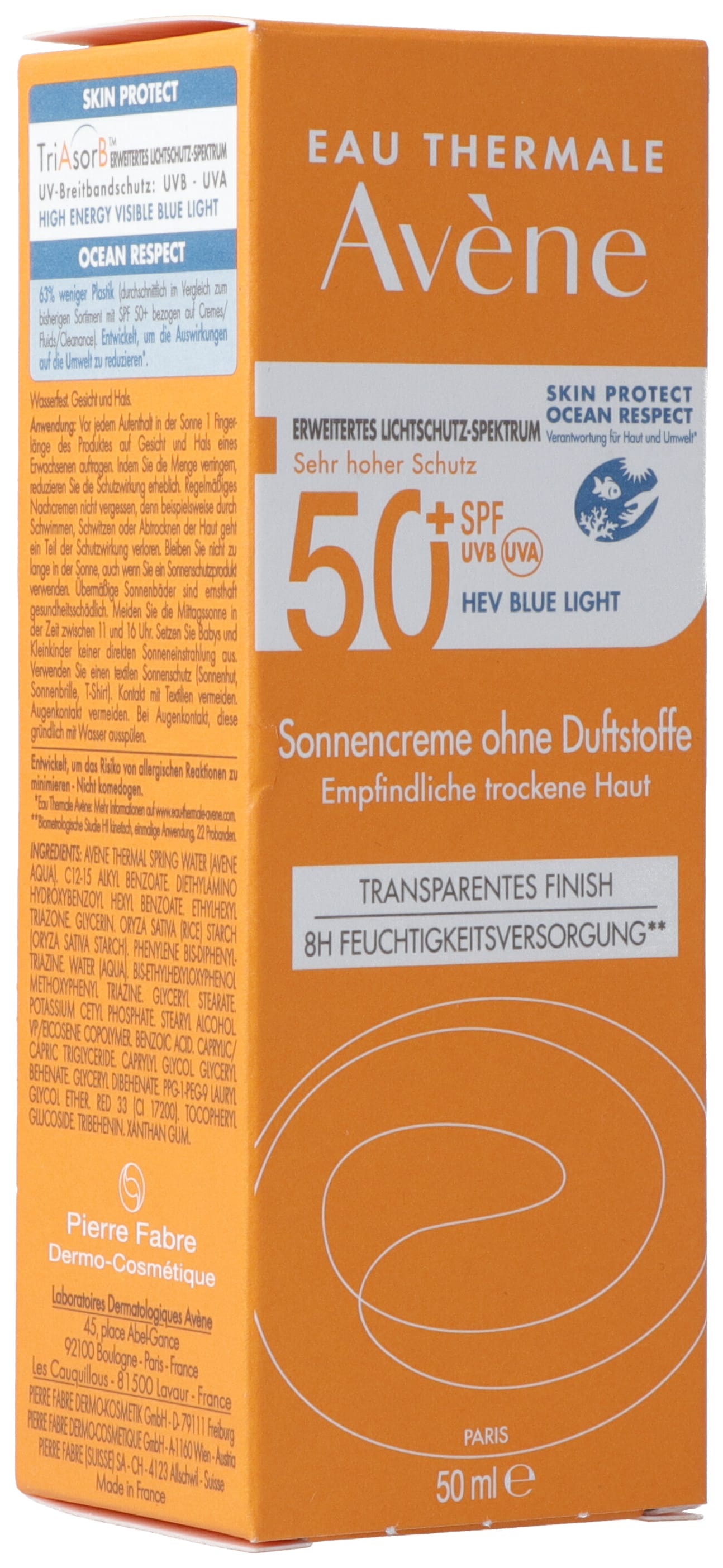 Avène Sonnencreme ohne Duft SPF50+
