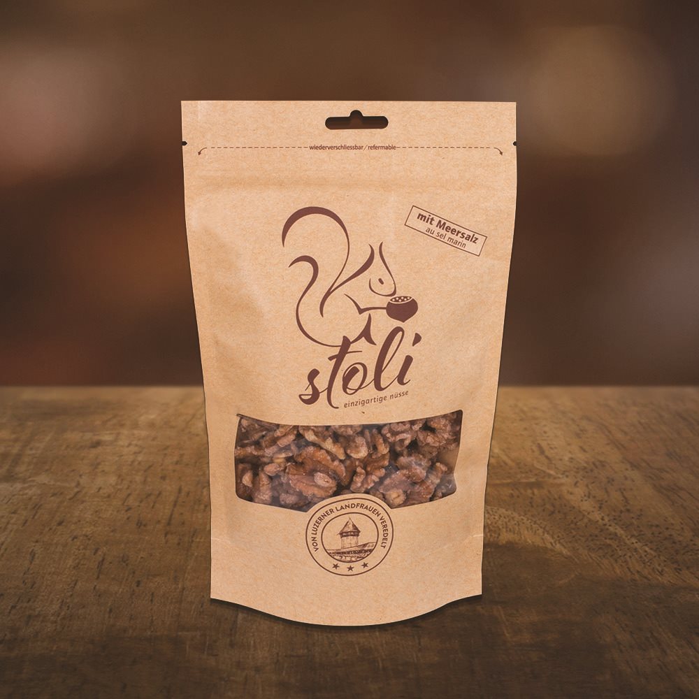 stoli Baumnüsse mit Meersalz