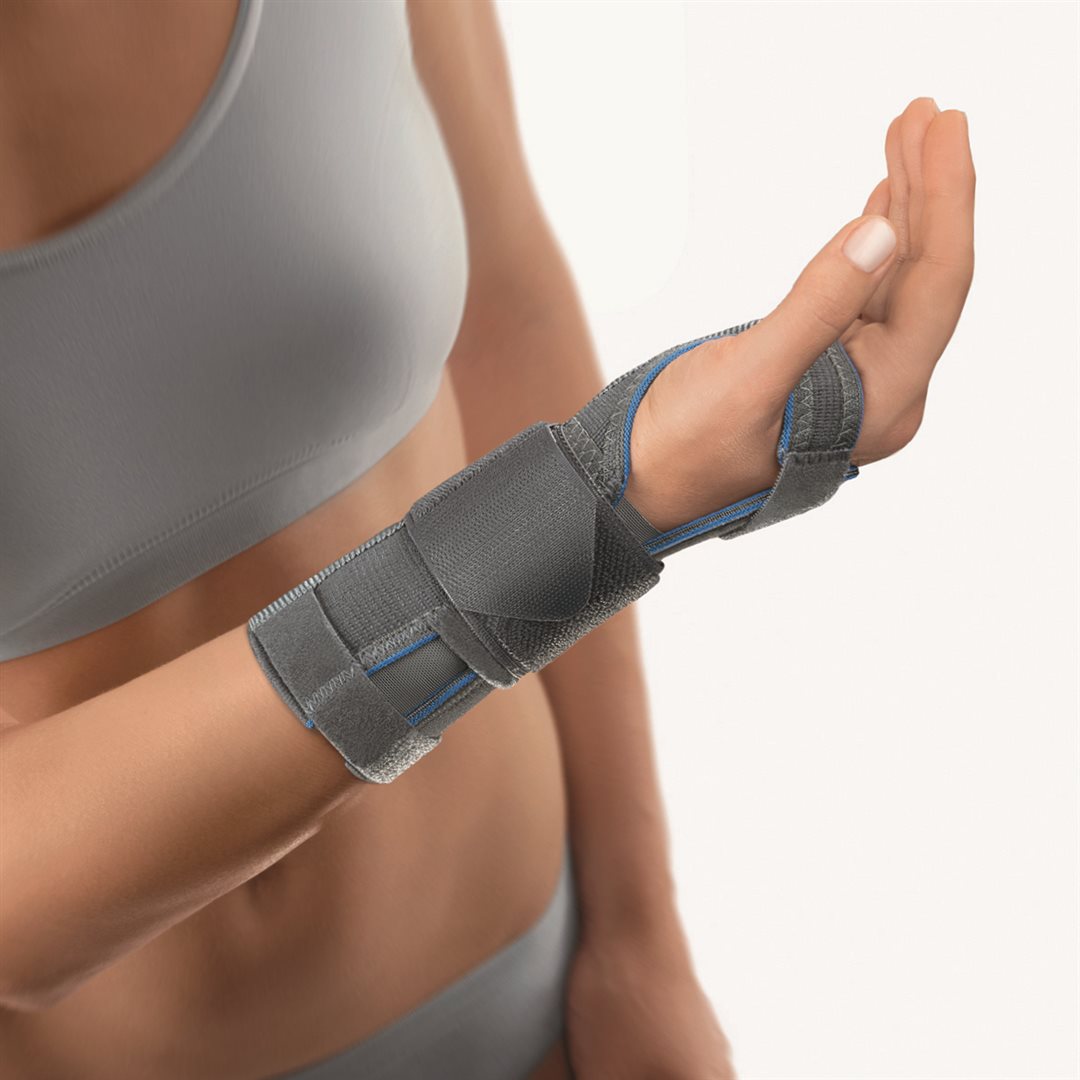 BORT Med Handgelenkstütze mit Alu-Schiene M und Band rechts grau