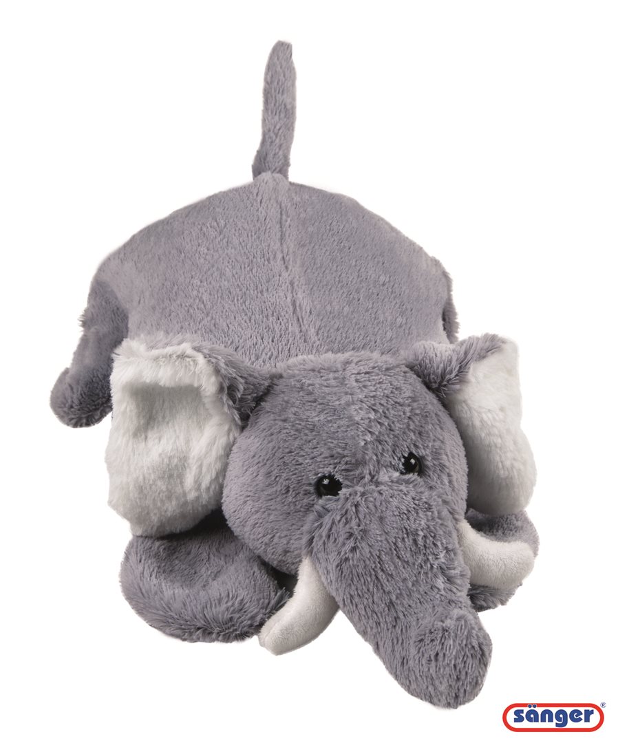 Sänger Wärmflasche Plüschtier 0.8l Elefant Taro mit Wärmflasche aus Naturkautschuk