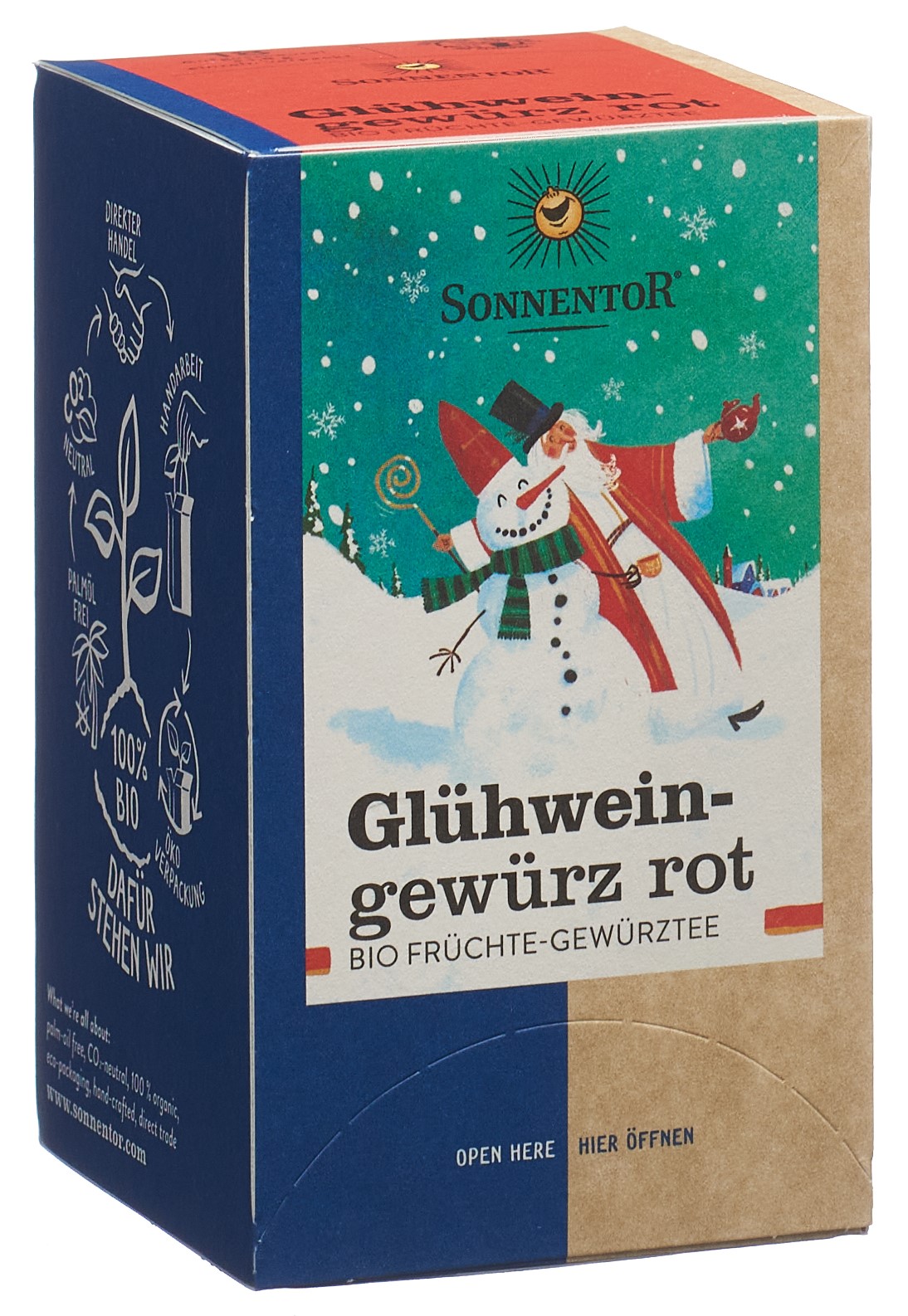 SONNENTOR Glühweingewürz rot BIO