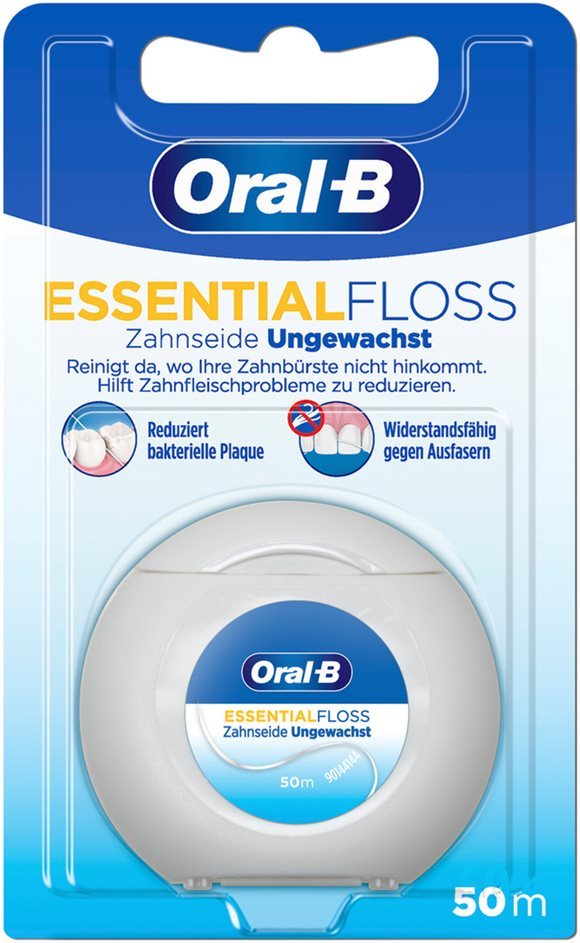 Oral-B Essentialfloss 50m ungewachst