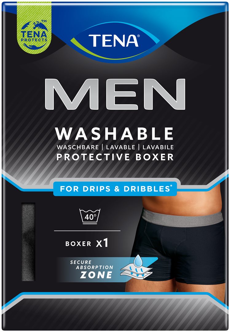 TENA Men Washable Underwear M schwarz