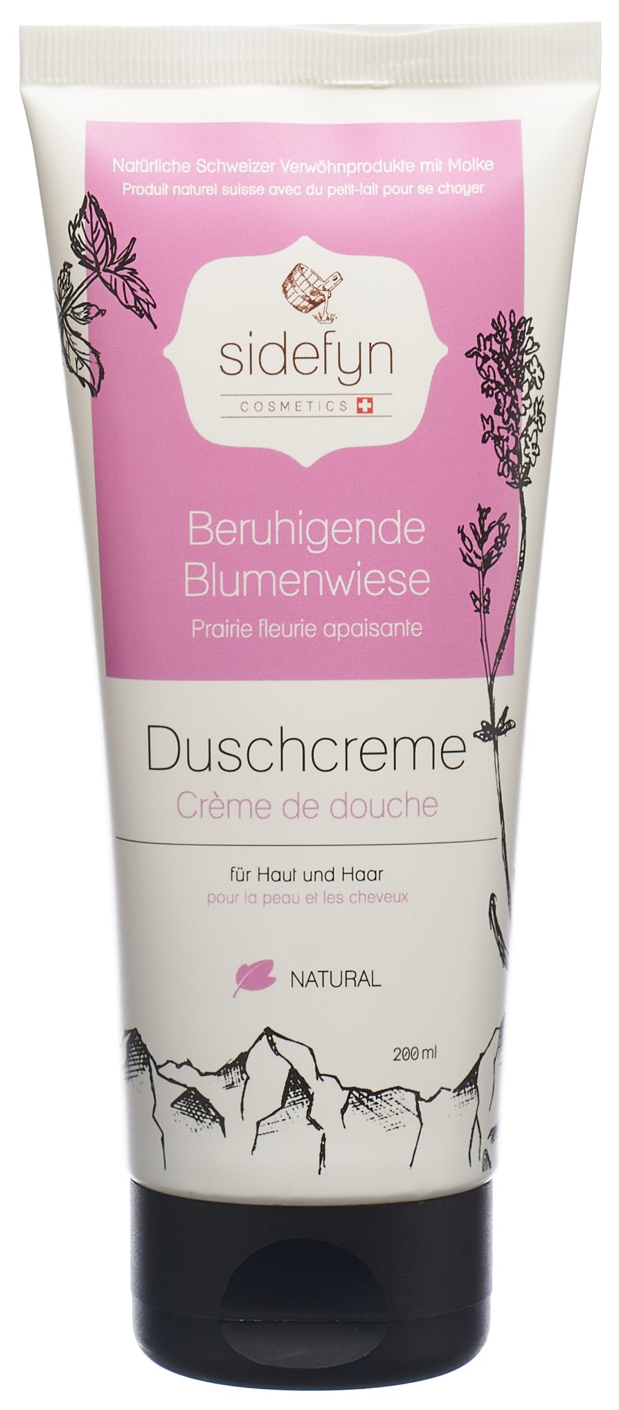 sidefyn Duschcreme beruhigende Blumenwiese