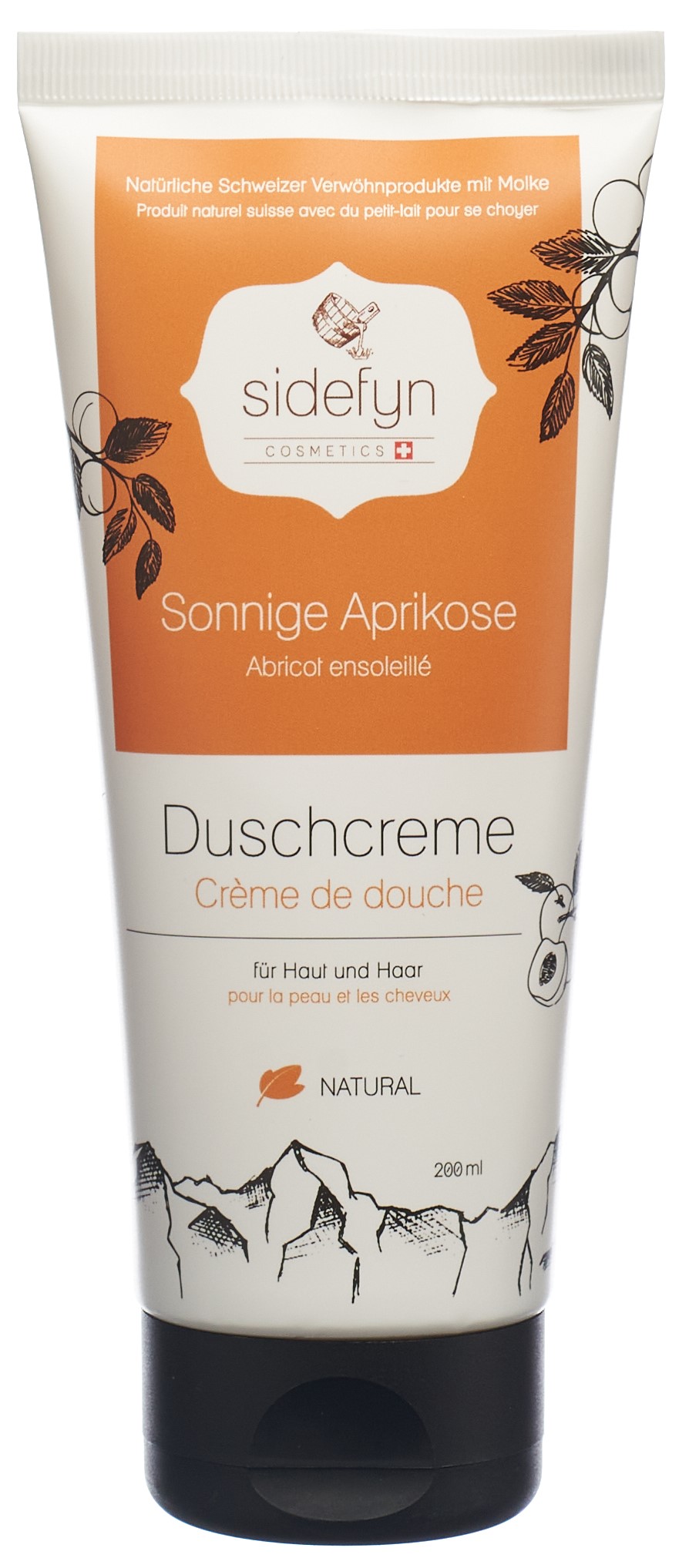 sidefyn Duschcreme sonnige Aprikose