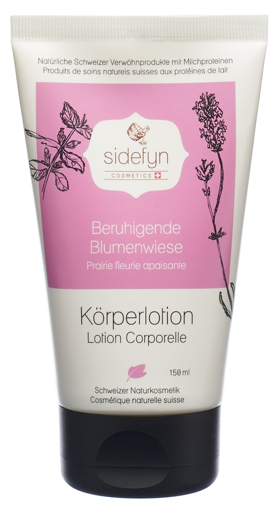 sidefyn Körperlotion beruhigende Blumenwiese