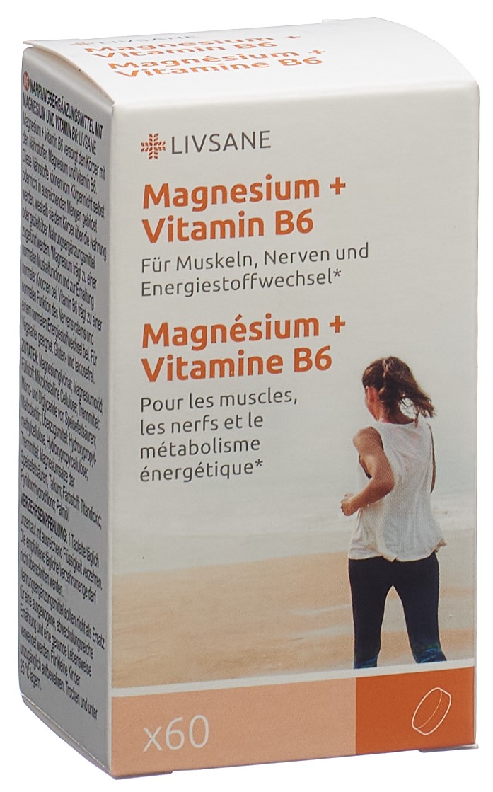 LIVSANE Magnesium + Vitamin B6 Tablette
