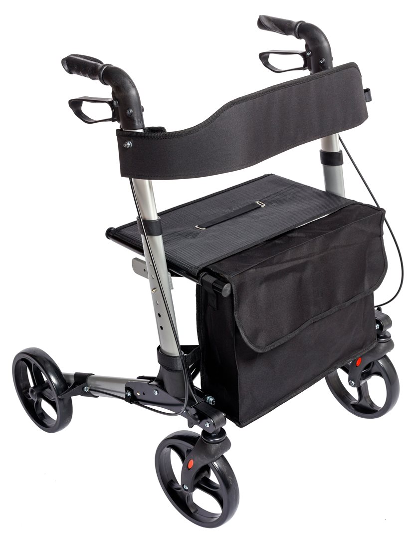 HERDEGEN Rollator Classic Xtra 7.2kg mit Tasche Sitzöhe 53cm max 136kg höhenverstellbar