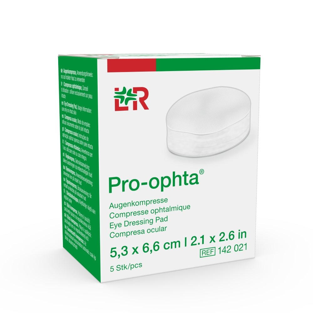 Pro-ophta Augenkompressen 5.3x6.6cm