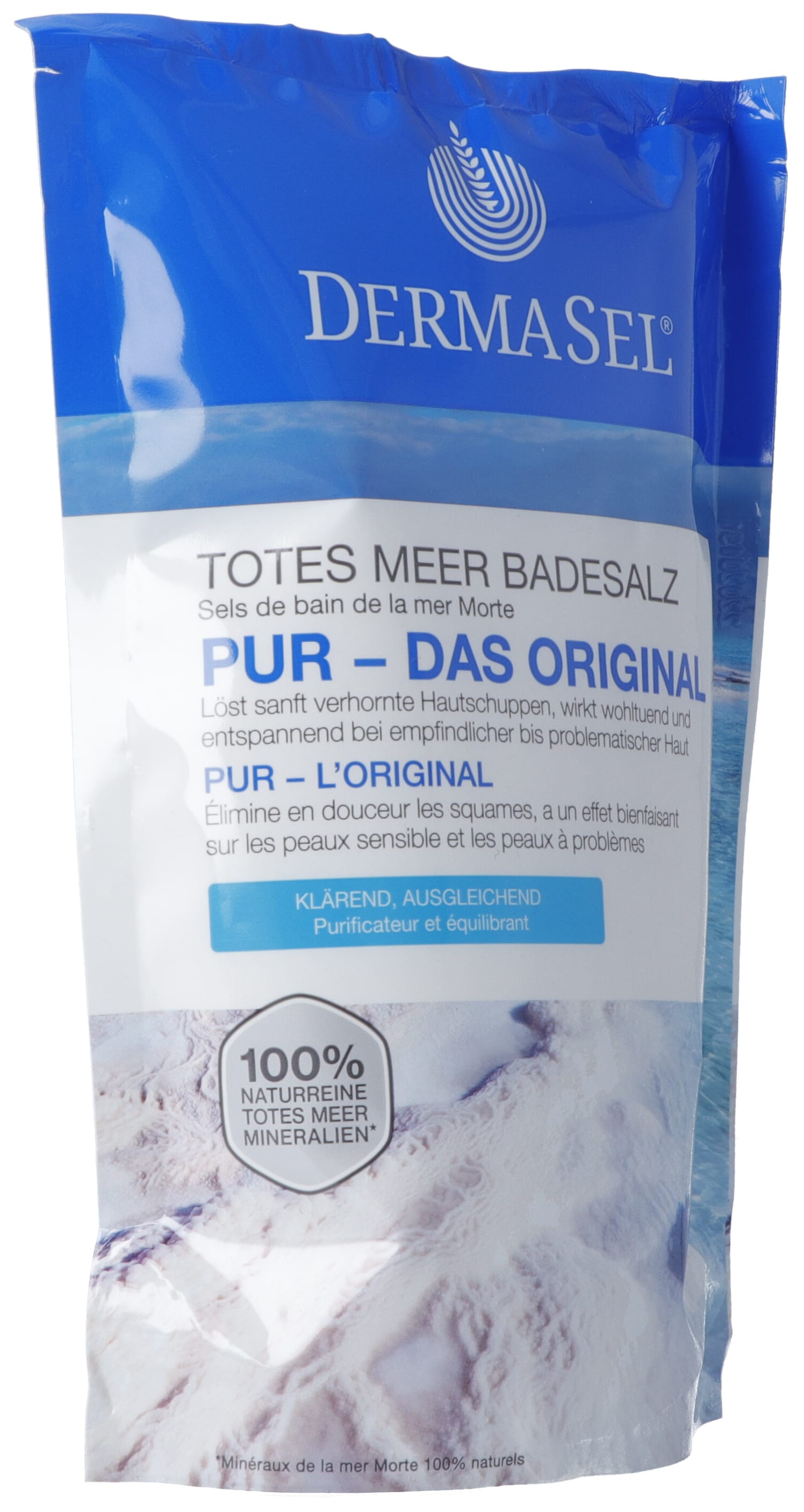 DermaSel Badesalz PUR deutsch französisch