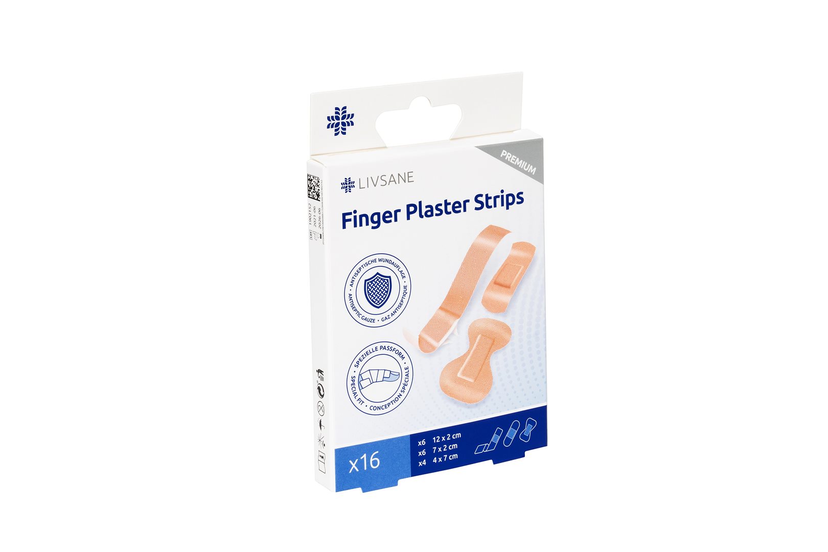 LIVSANE Premium Finger Pflaster-Streifen