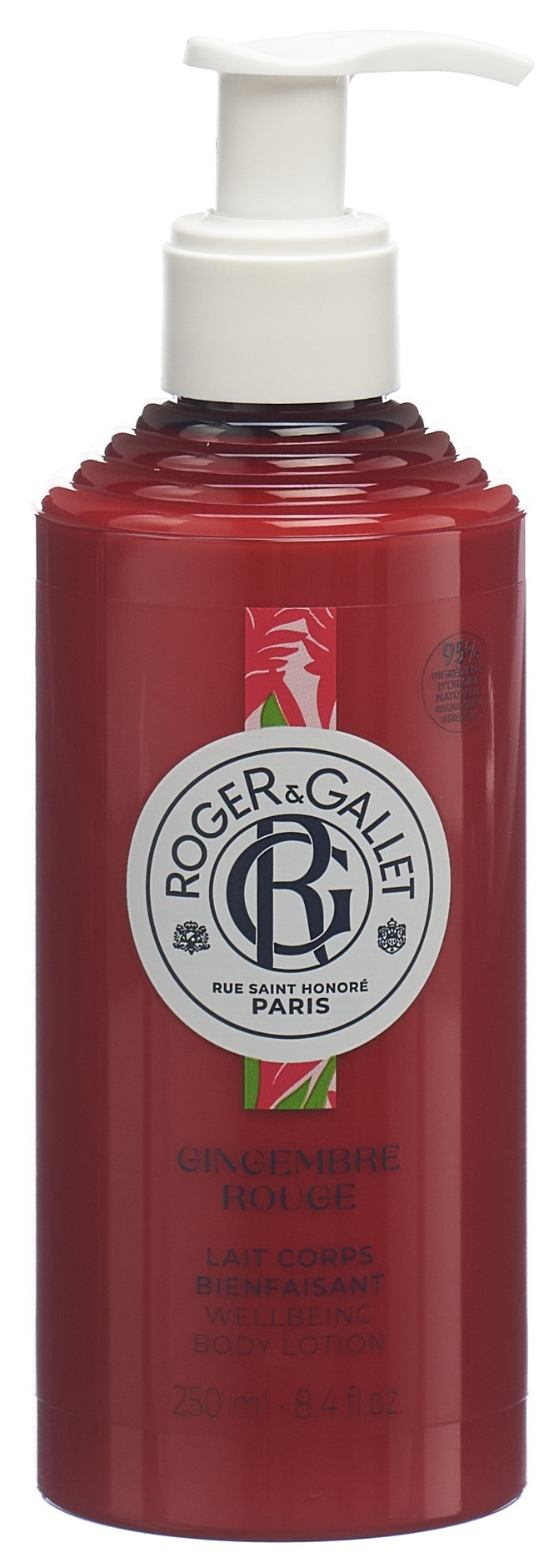 ROGER & GALLET Gingembre Rouge Lait pour le Corps