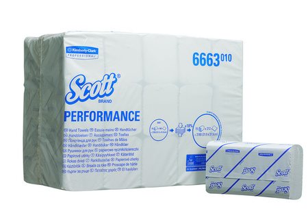 Scott Control Falthandtücher 31.5x21.5cm 1-lagig weiss