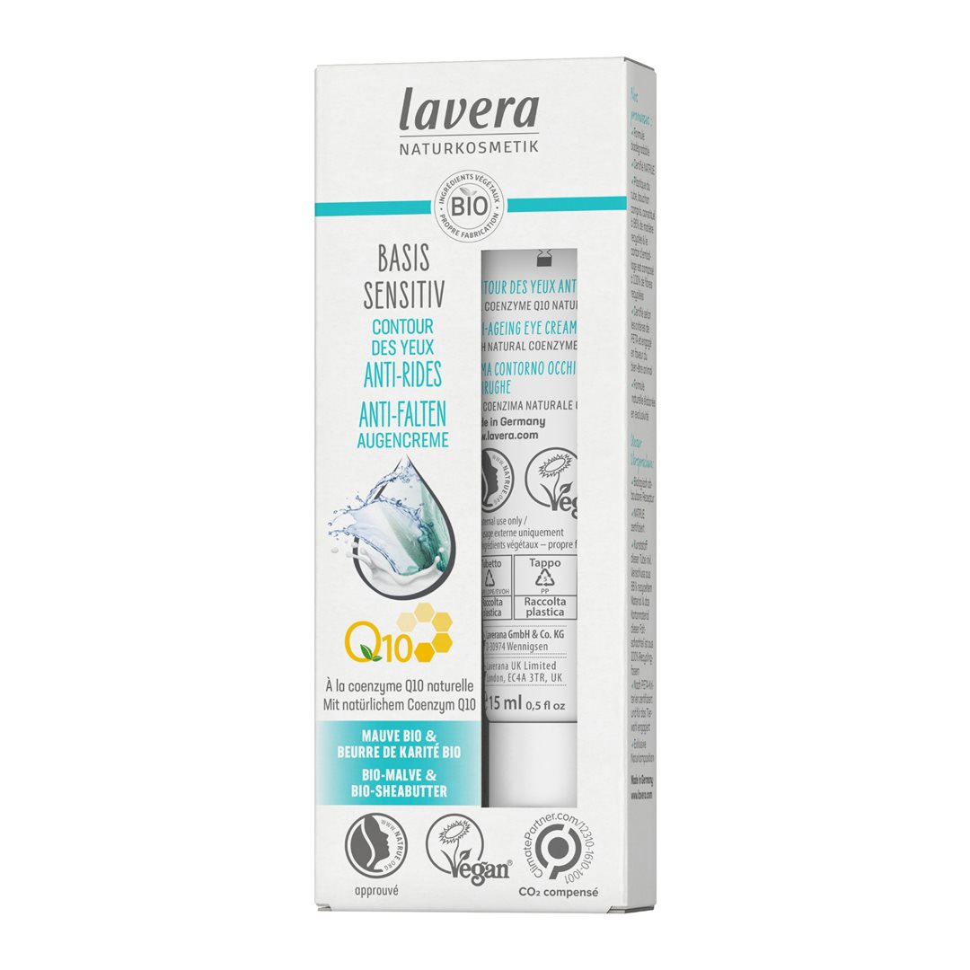 lavera Anti-Falten Augencreme Q10 basis sensitiv