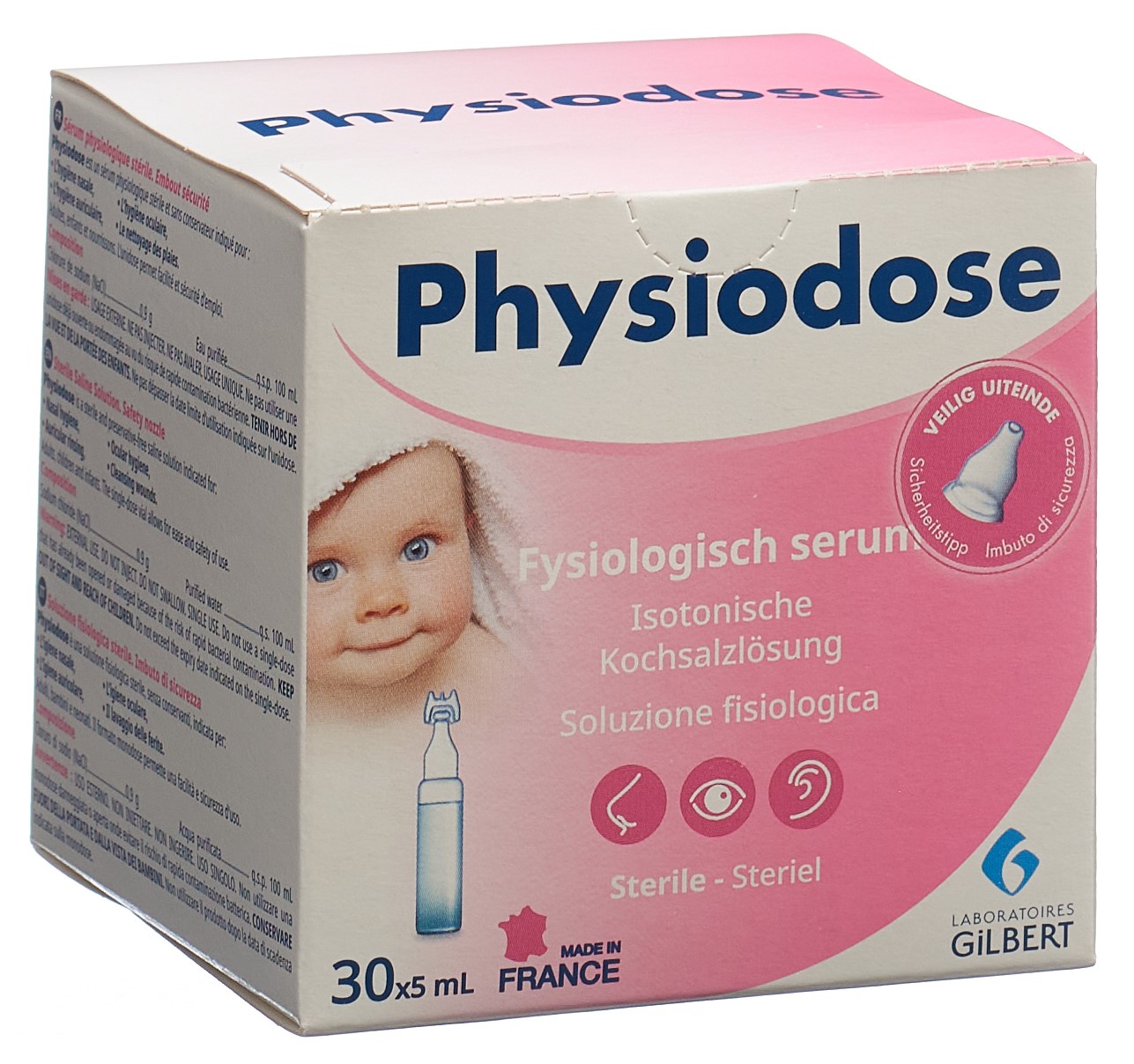 Physiodose physiologische Kochsalzlösung steril