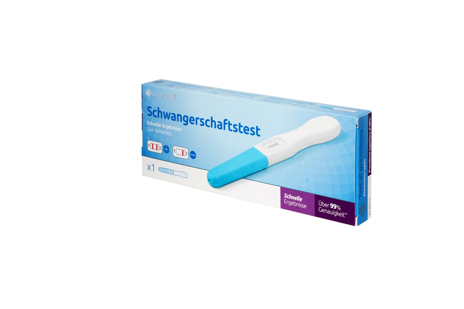 LIVSANE Schwangerschaftstest schnelle Ergebnisse