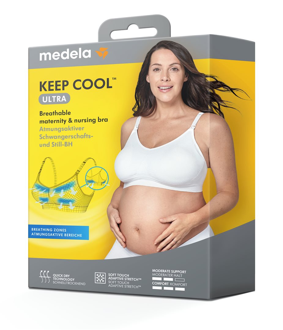 medela Keep Cool Ultra Komfort-BH M weiss