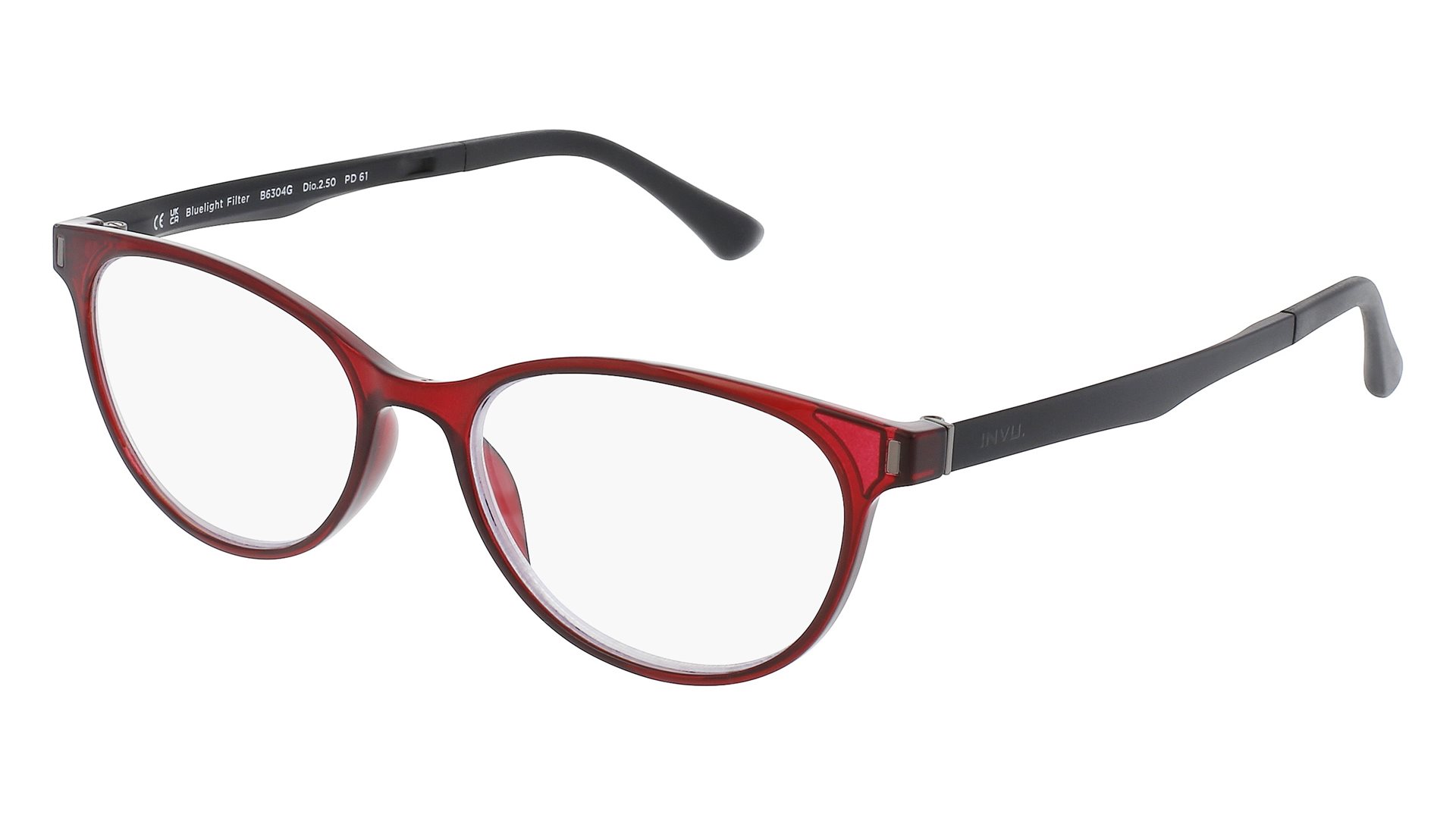 INVU Lesebrille 0.00dpt B6304P