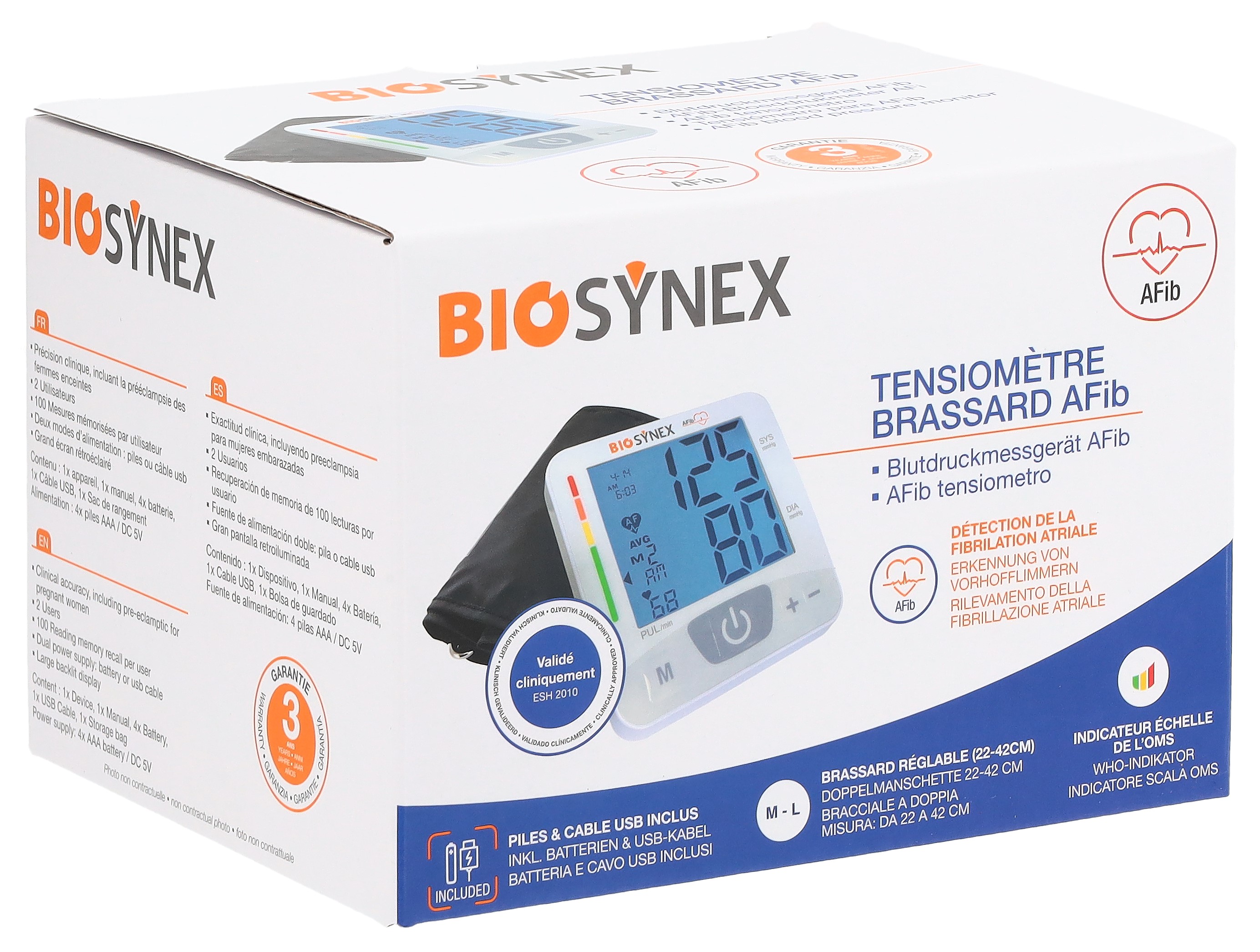 BIOSYNEX Blutdruckmessgerät Afib