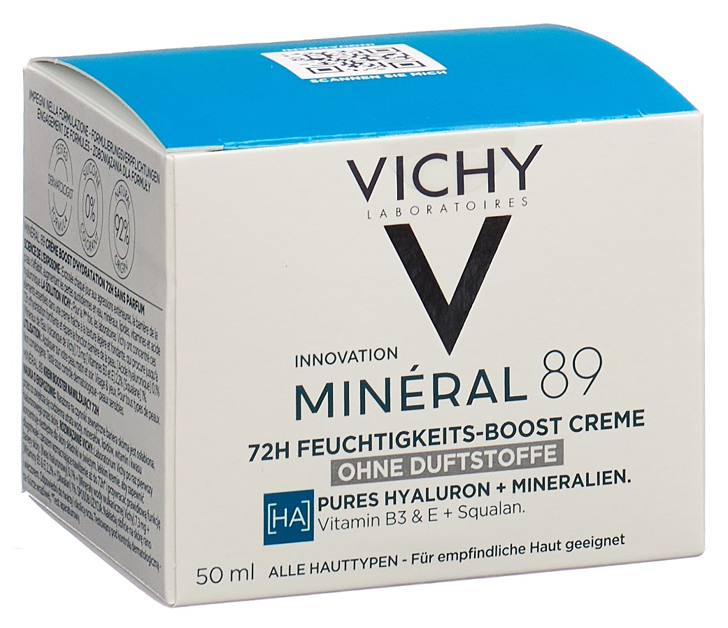 VICHY Minéral 89 Creme reichhaltig ohne Parfum