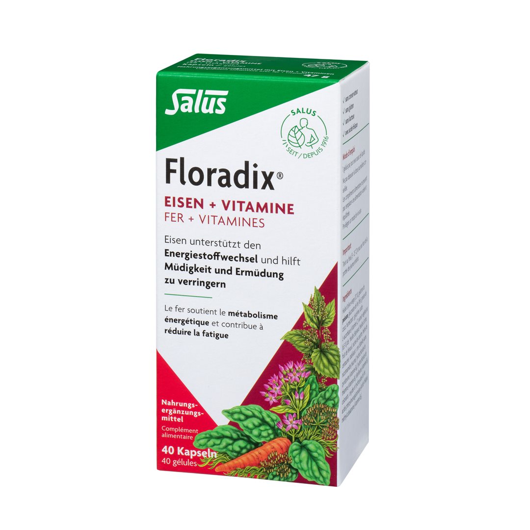 Salus Floradix Fer + vitamines caps