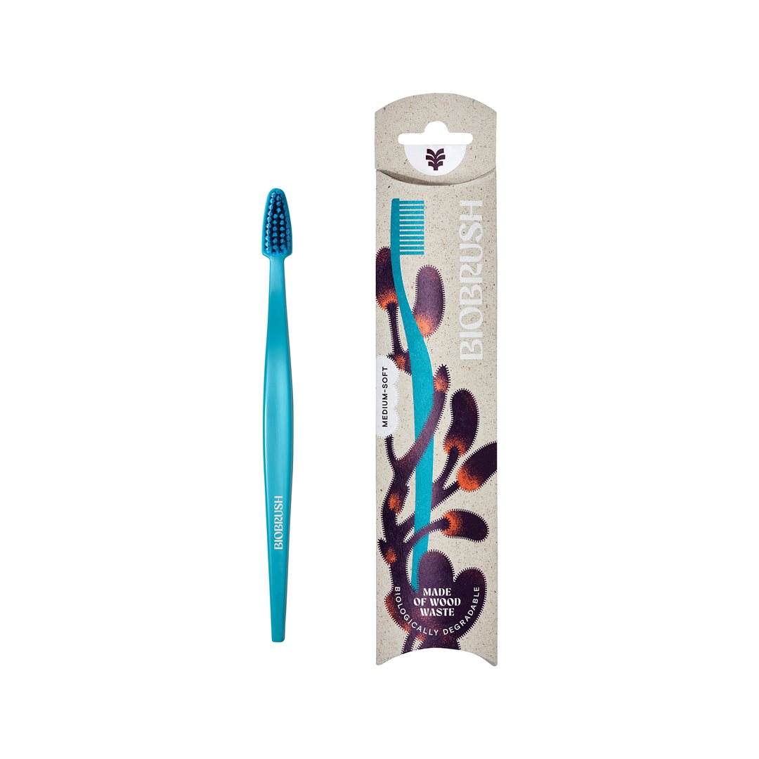 berlin biobrush brosse à dents pour adultes bleu