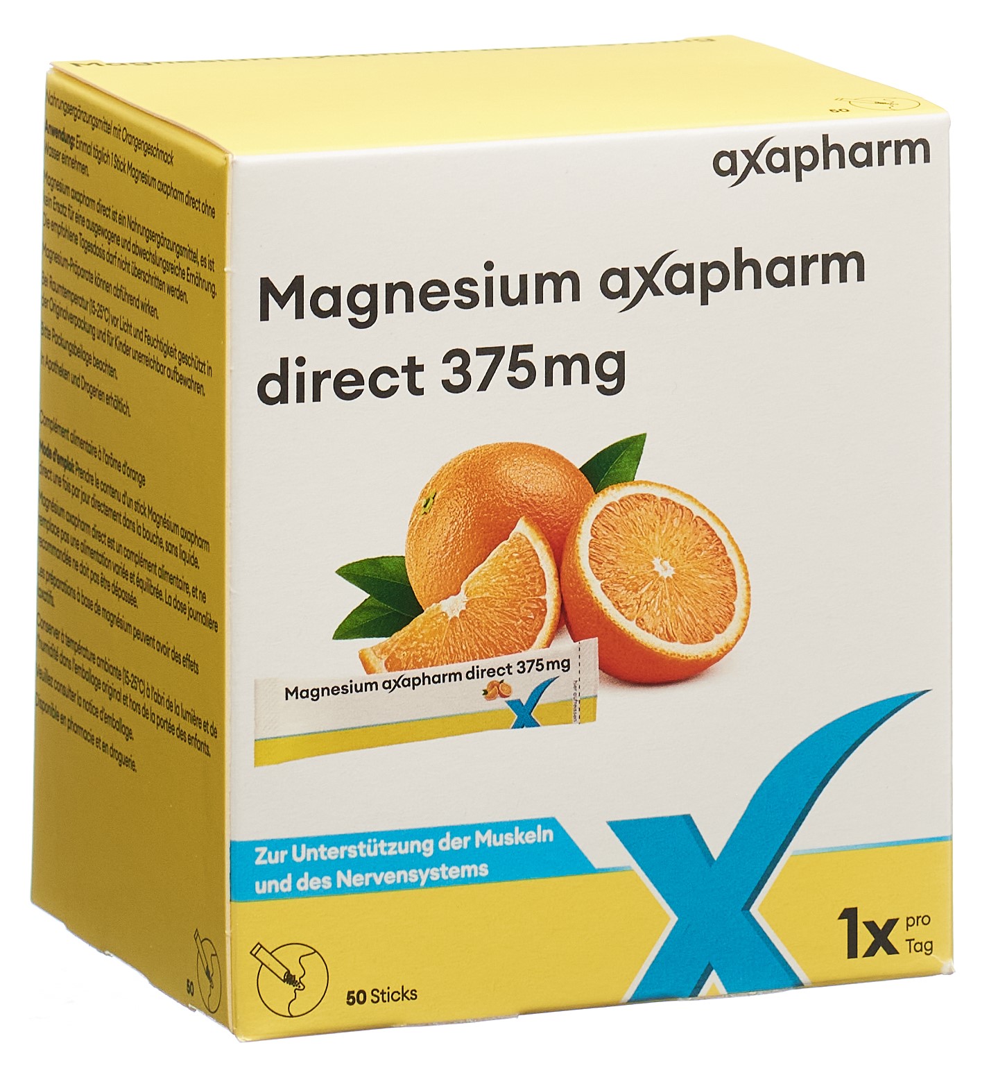 Magnesium Axapharm direct Sticks 375 mg