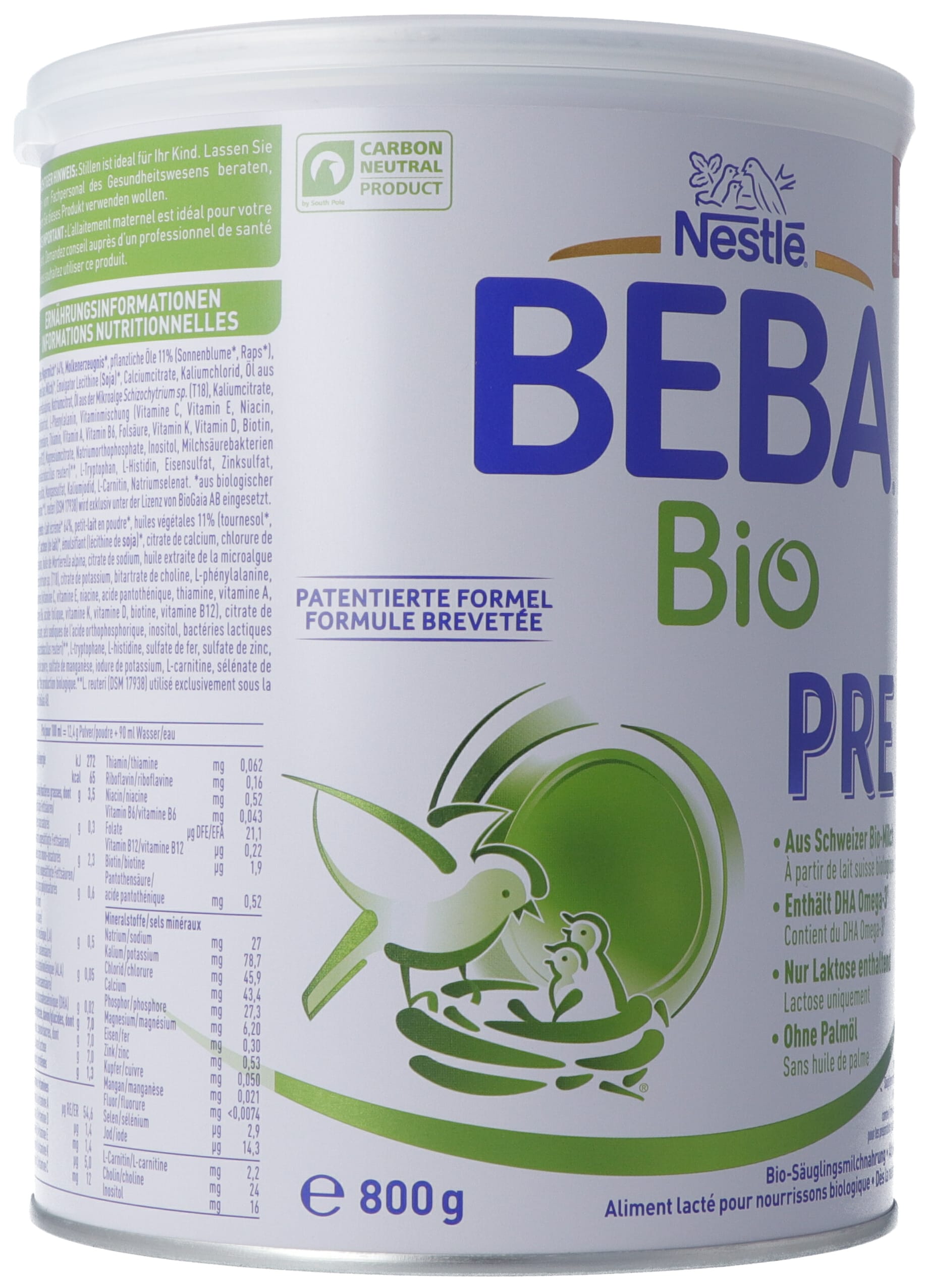 BEBA Bio PRE ab Geburt