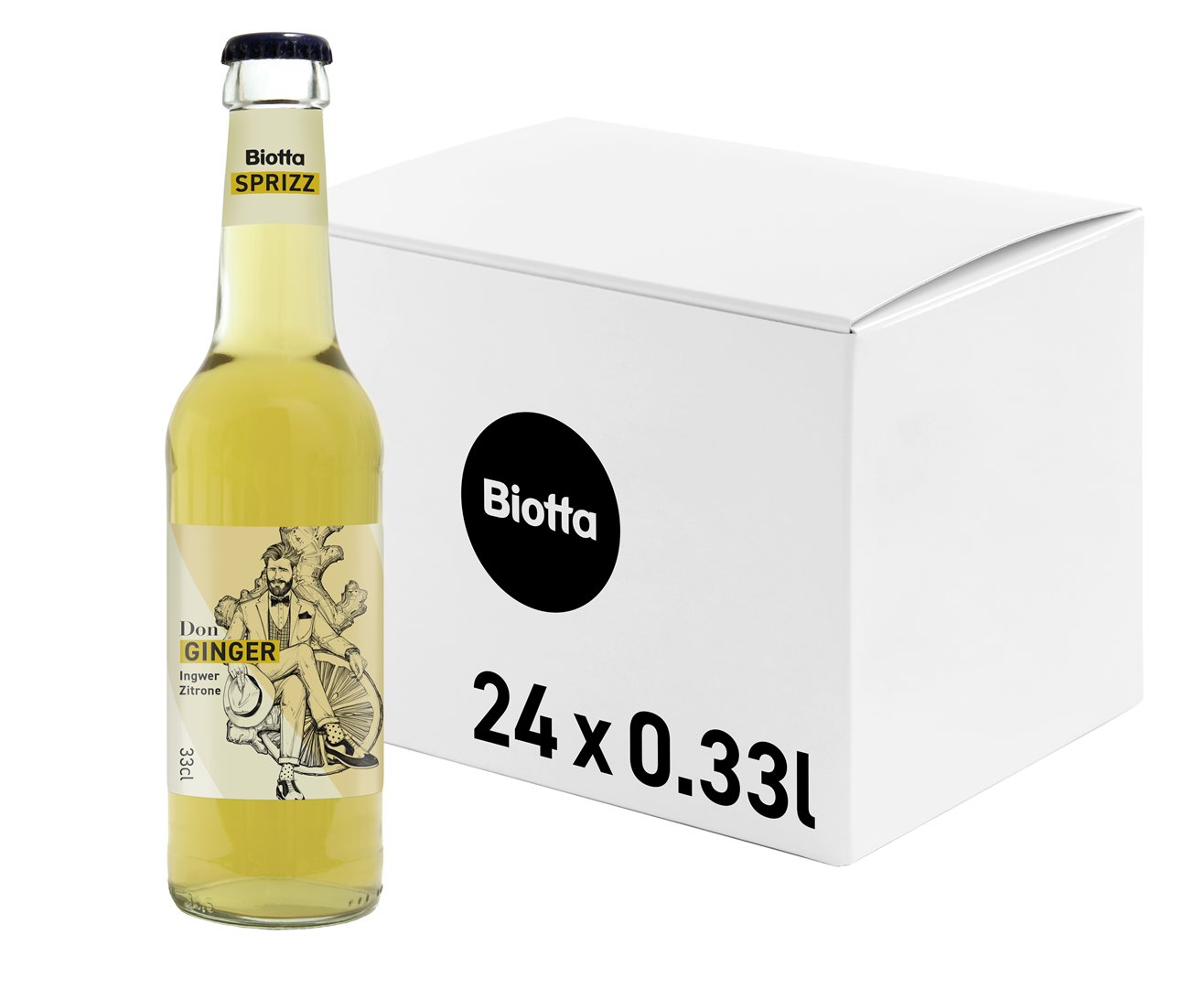 Biotta Sprizz Ingwer-Zitrone