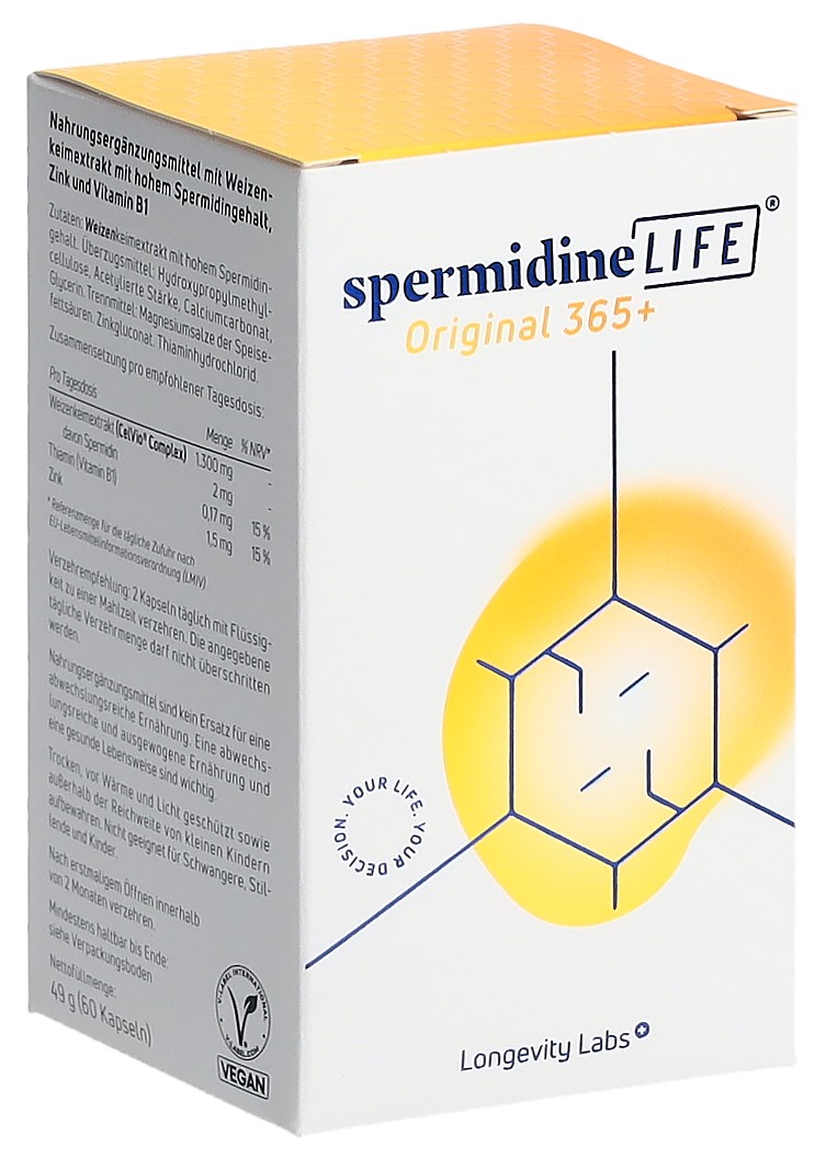 spermidineLIFE Original 365+ Kapsel 2 mg natürliches Spermidin