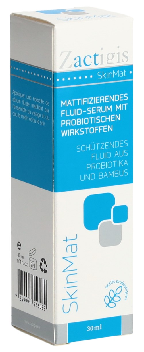 Zactigis Zactigis SkinMat mattifizierendes Fluid-Serum mit probiotischen Wirkstoffen
