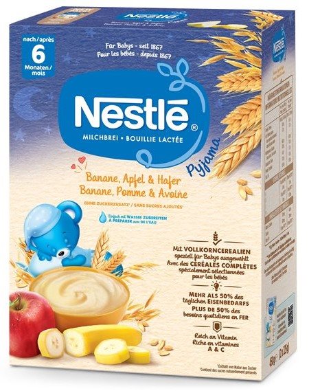 Nestlé Milchbrei Pyjama Banane Apfel & Hafer 6 Monate