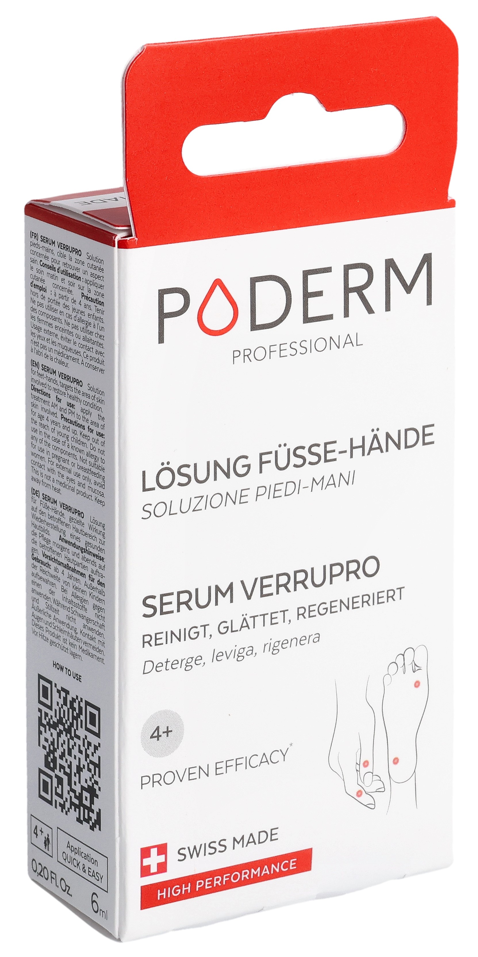 PODERM PODERM PROFESSIONAL Verrupro Serum Lösung für Hände und Füsse