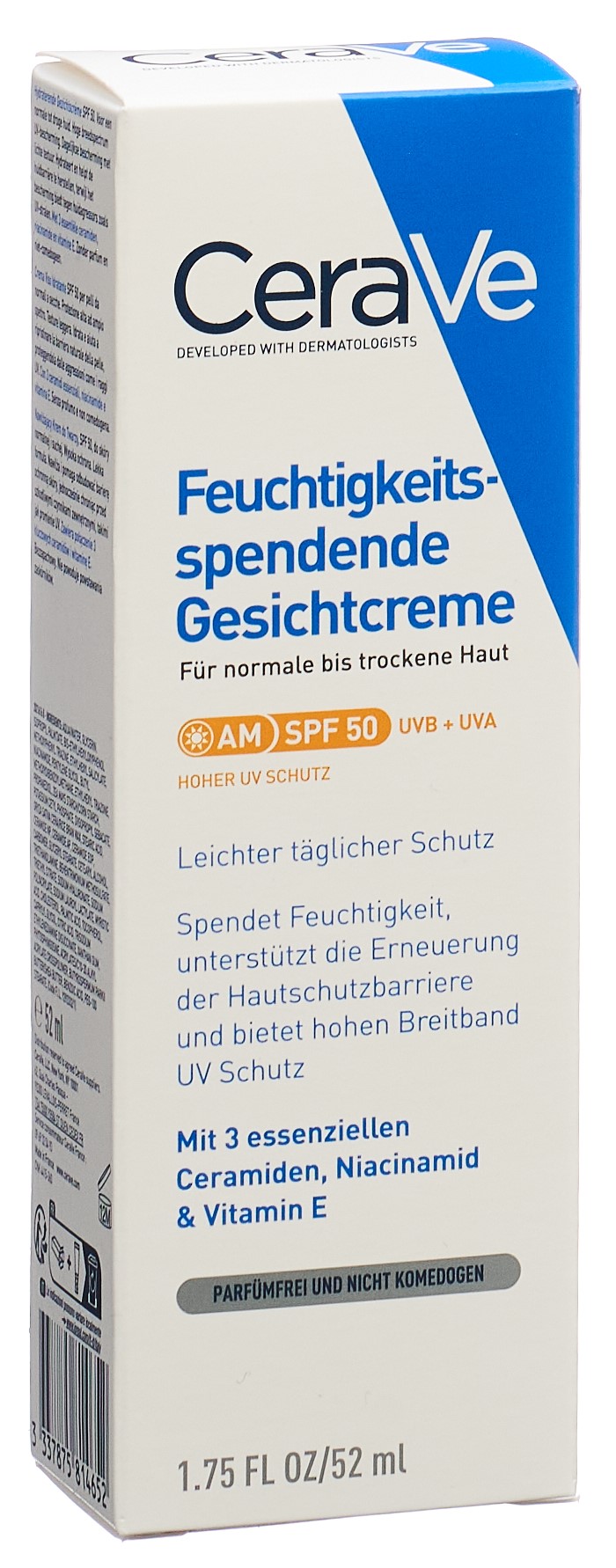 CeraVe CeraVe Feuchtigkeitsspendende Gesichtscreme LSF50