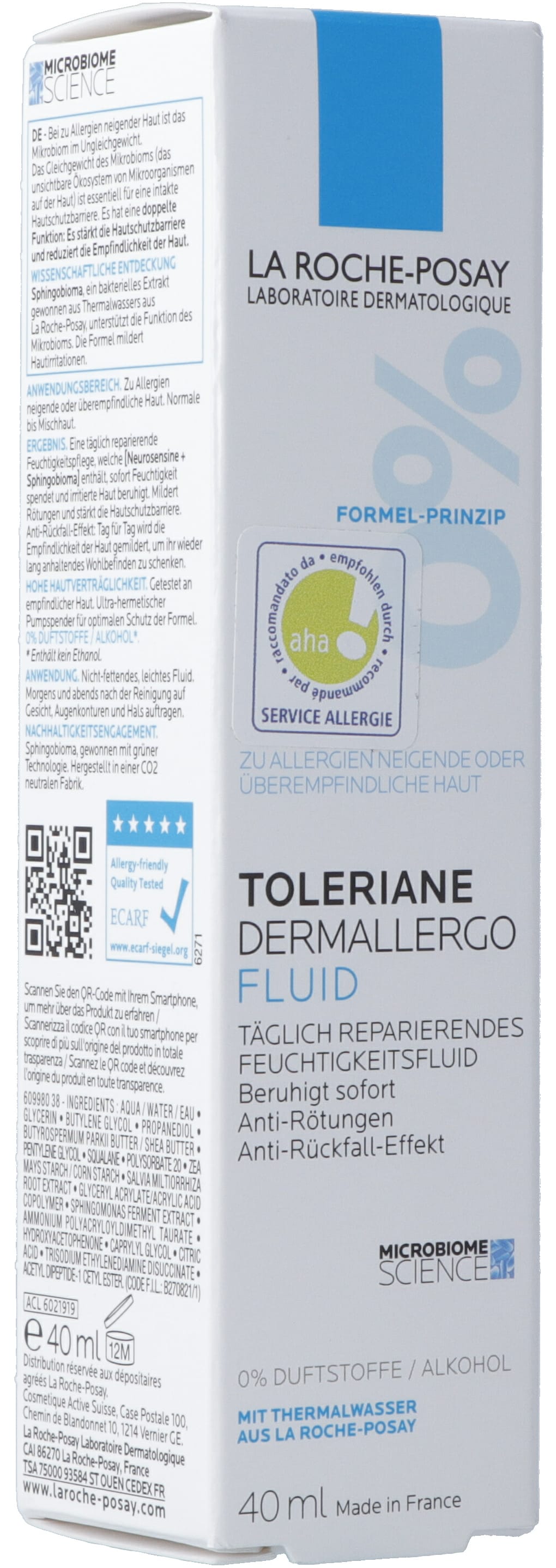 LA ROCHE-POSAY Toleriane Dermallergo Fluid AHA