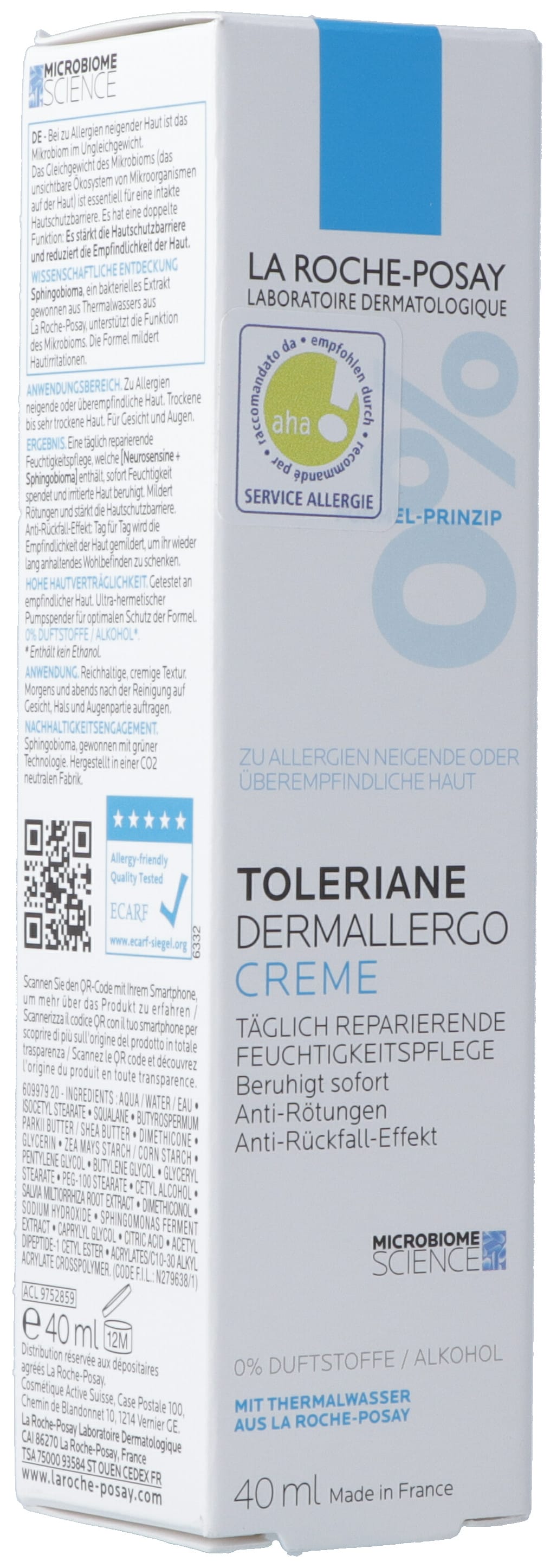 LA ROCHE-POSAY Toleriane Dermallergo Creme AHA