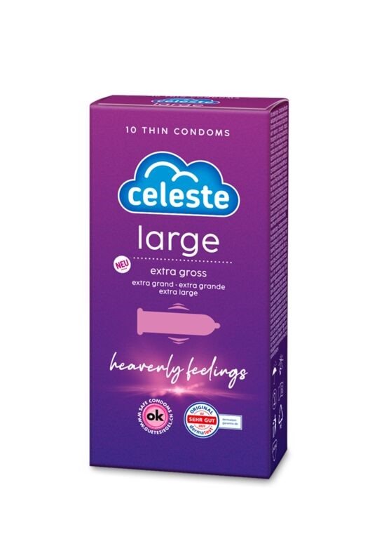 celeste Präservativ Large