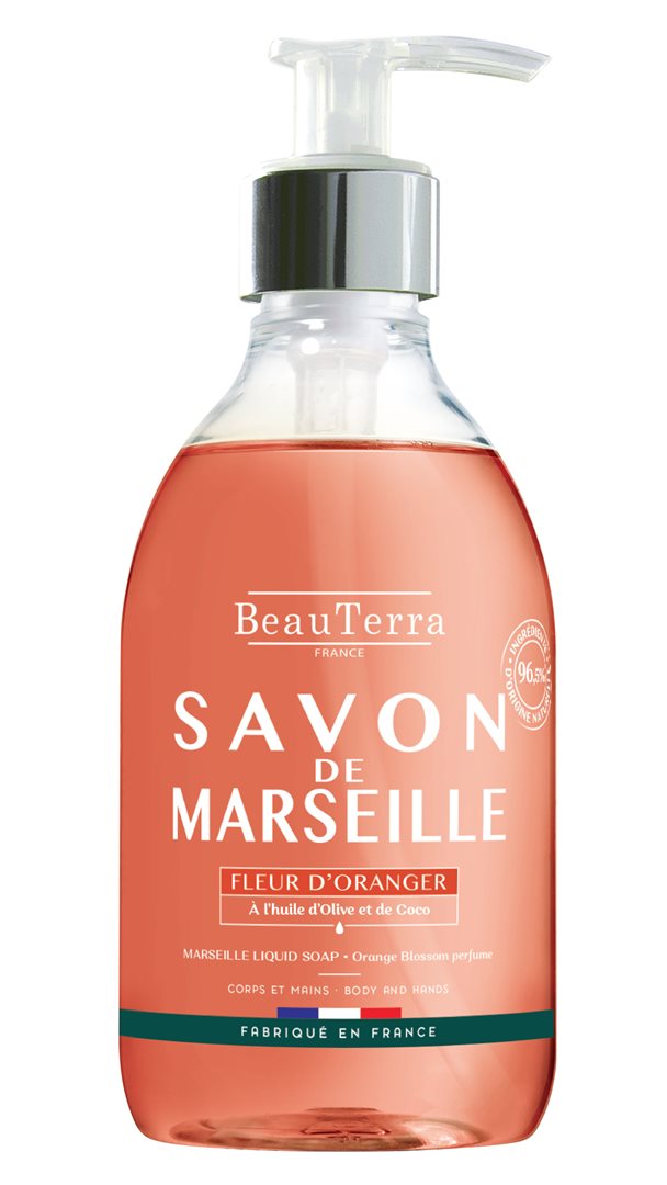 BeauTerra Flüssigseife Marseille Orangenblüte