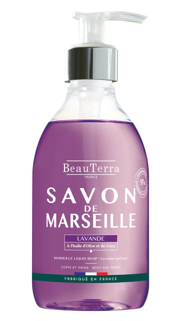 BeauTerra Flüssigseife Marseille Lavendel