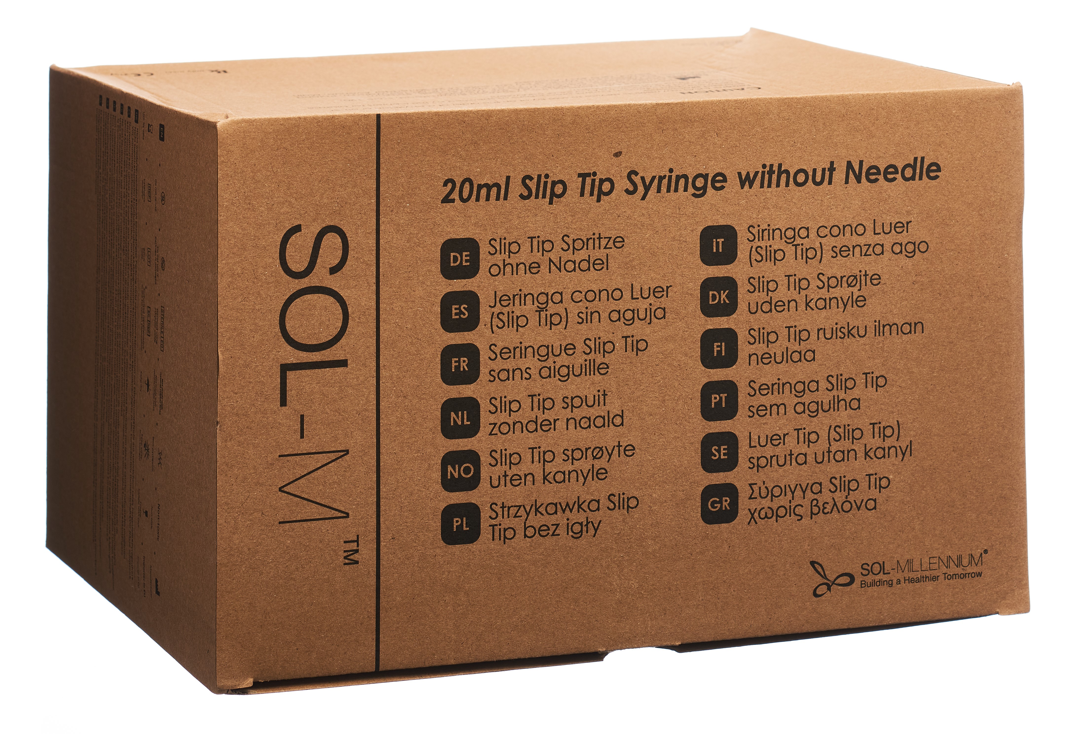 Sol-Millenium Einwegspritze 20ml SlipTip