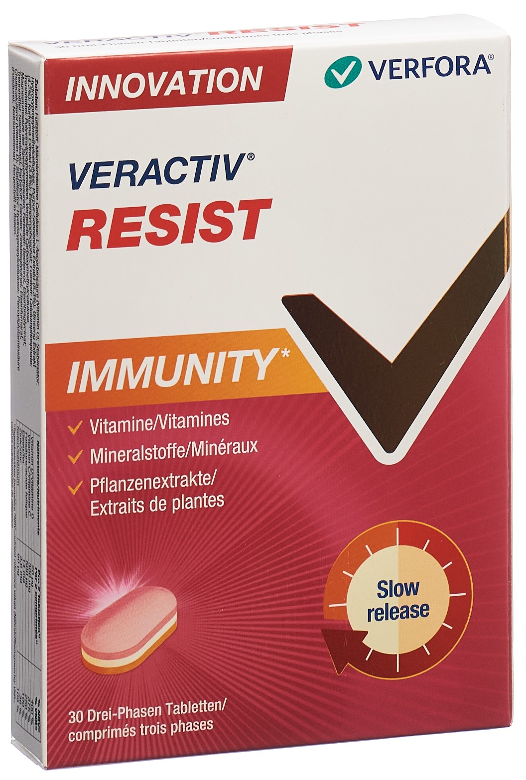 Veractiv Resist Drei-Phasen-Tabletten