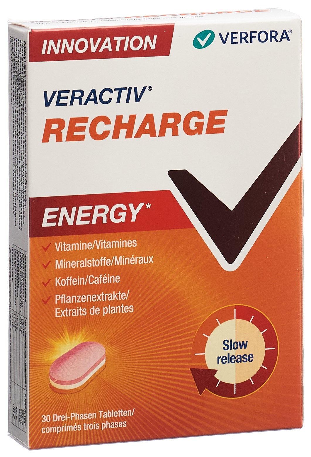 Veractiv Recharge Drei-Phasen-Tabletten